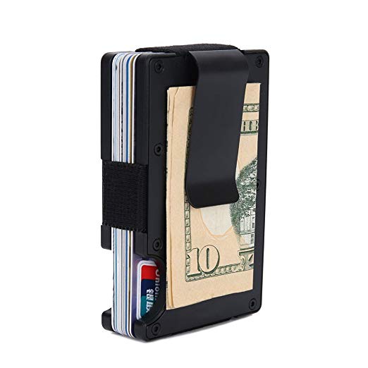 Ridge wallet money with mettalic clip