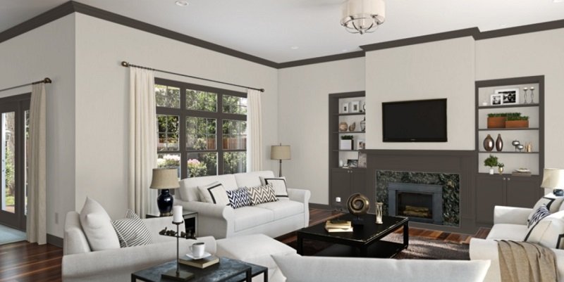 agreeable gray living room 2