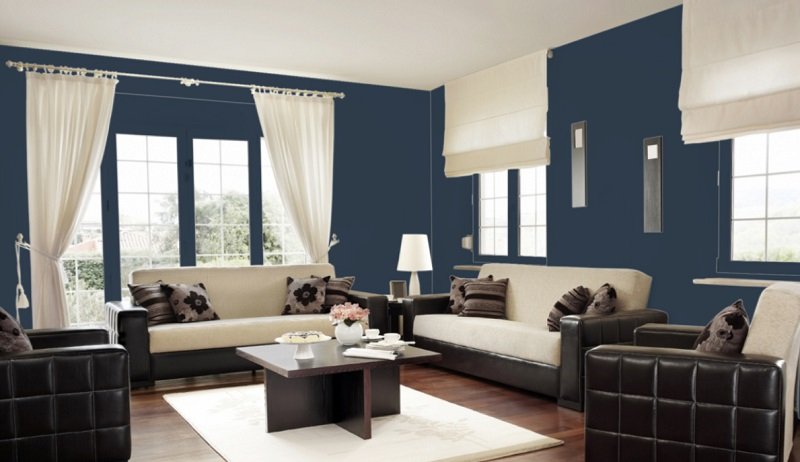 sherwin williams naval living room