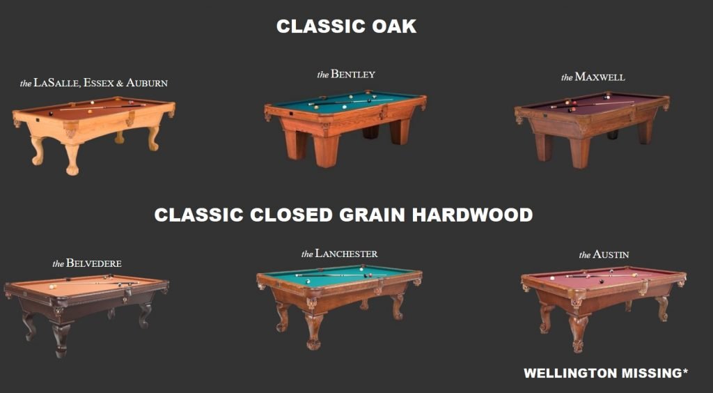 kasson classic pool tables