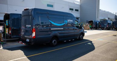 electric vehicles amazon rivian vans electric delivery vans amazon returns