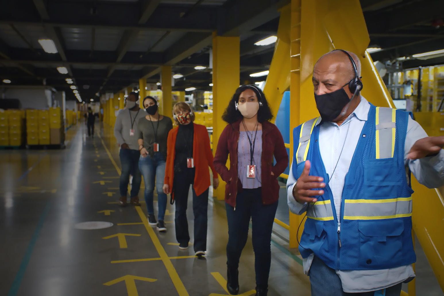 tesla amazon warehouse workers