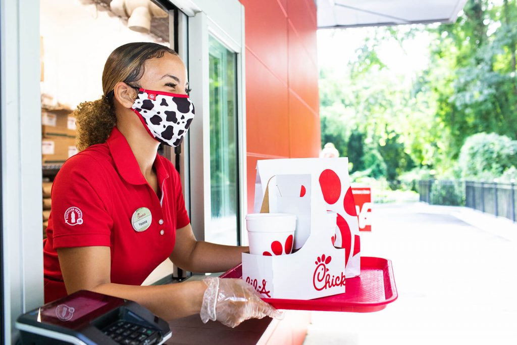 chick-fil-A drive thru