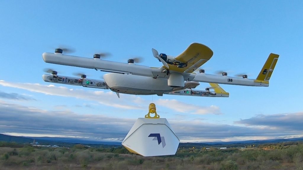 walmart amazonDoordash google wing drone delivery 2