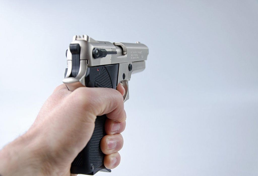 florida gun violence hand