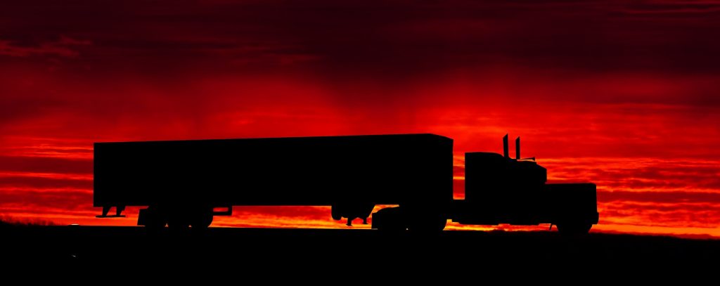 truck dusk