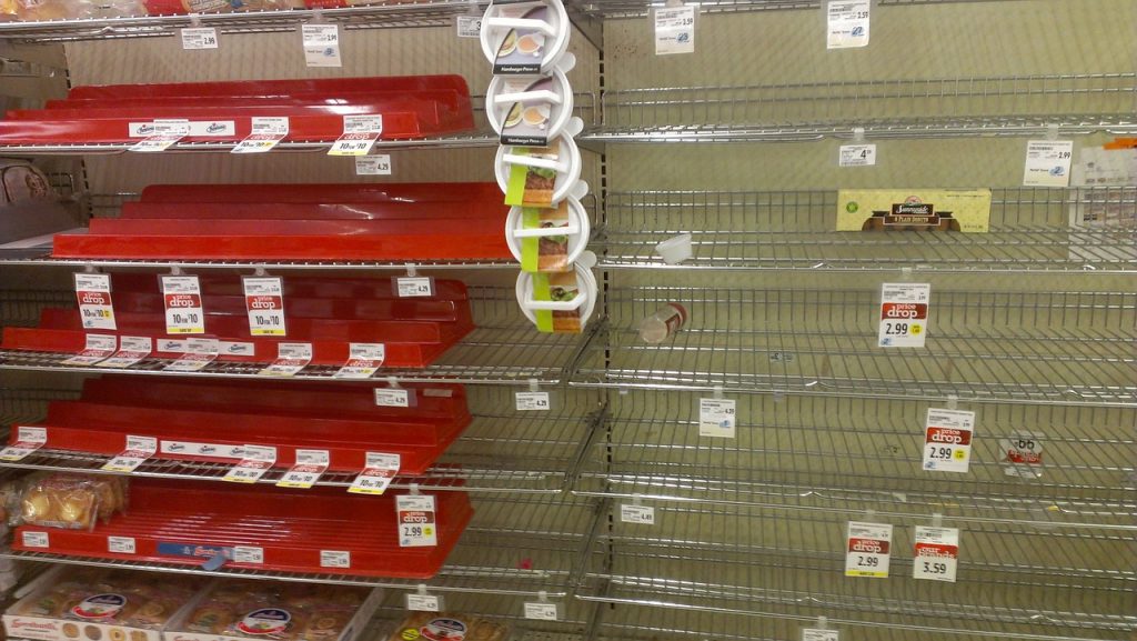 food shortages