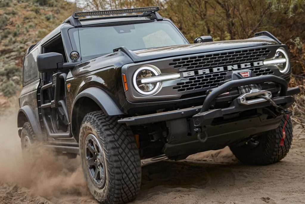 ford bronco closeup