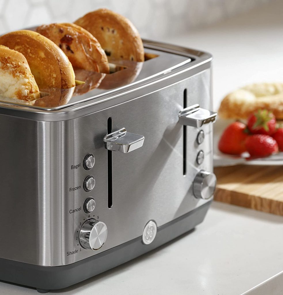 ge stainless steel toaster