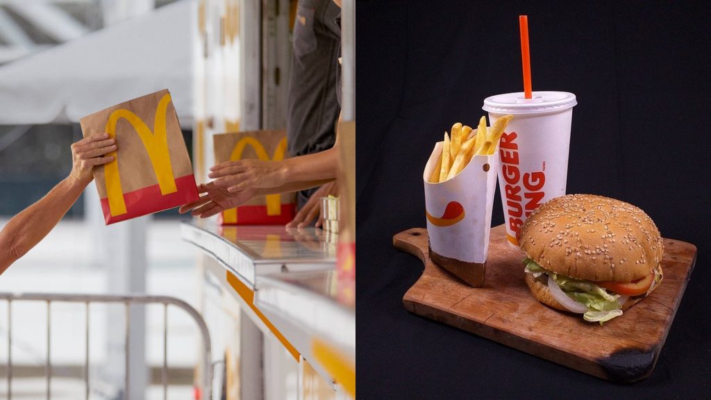 mcdonalds vs burger king dollar menu