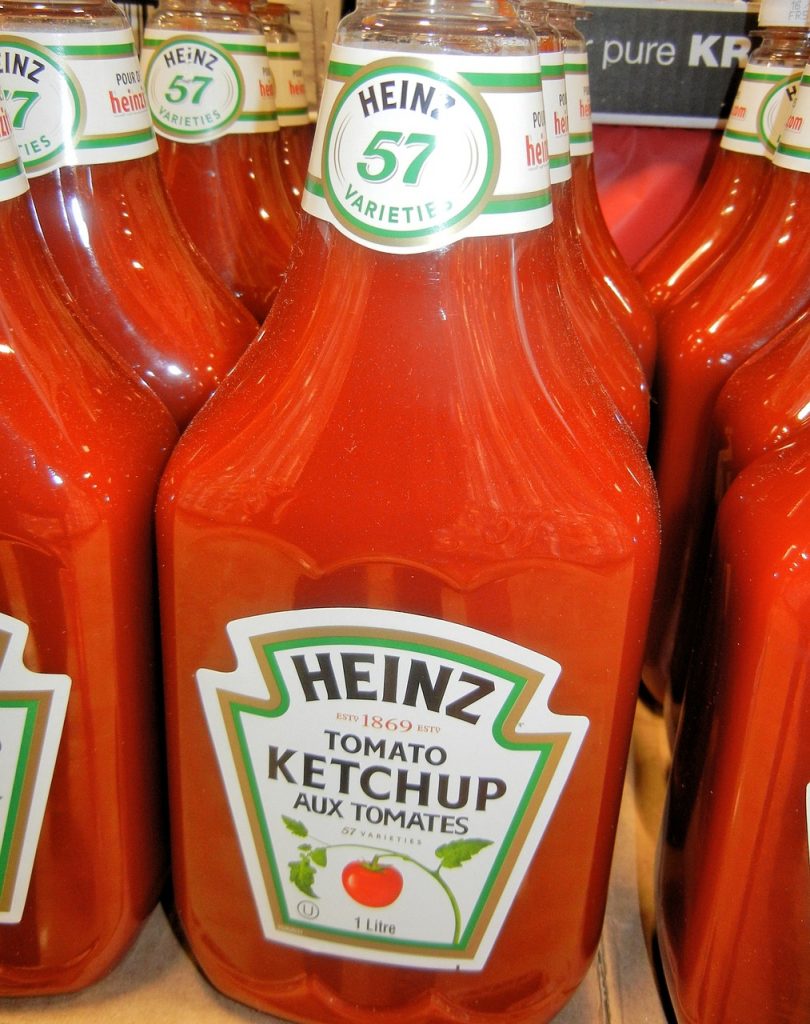 heinz paper ketchup bottle