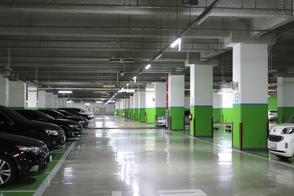 new york city futuristic parking spaces