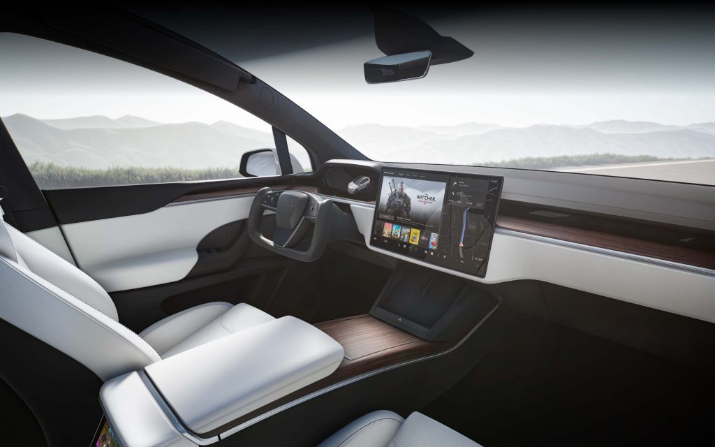 tesla interior