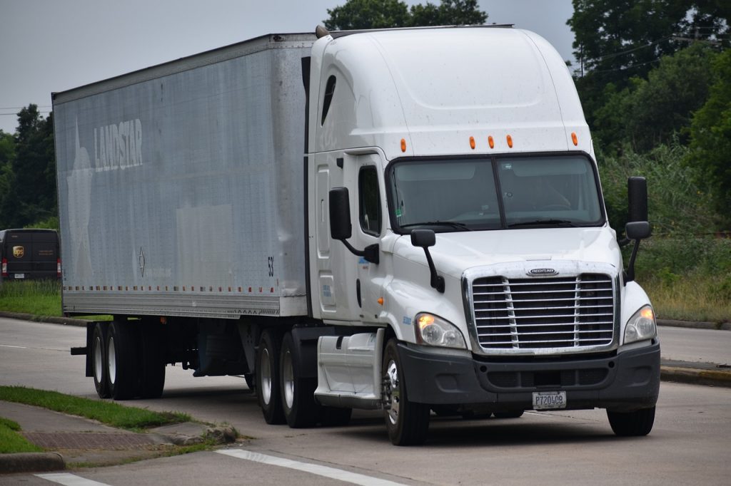 tesla semi-truck UPS teenagers big rigs