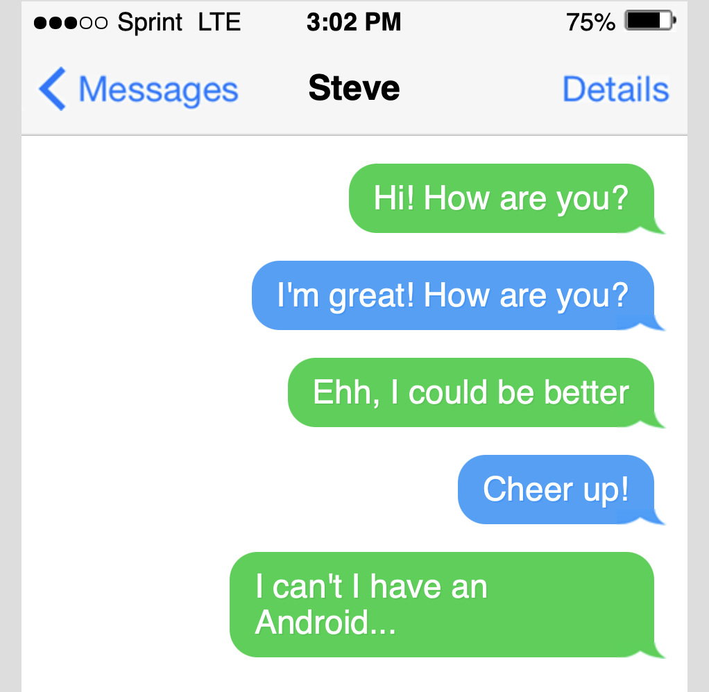 texting tim cook iphone