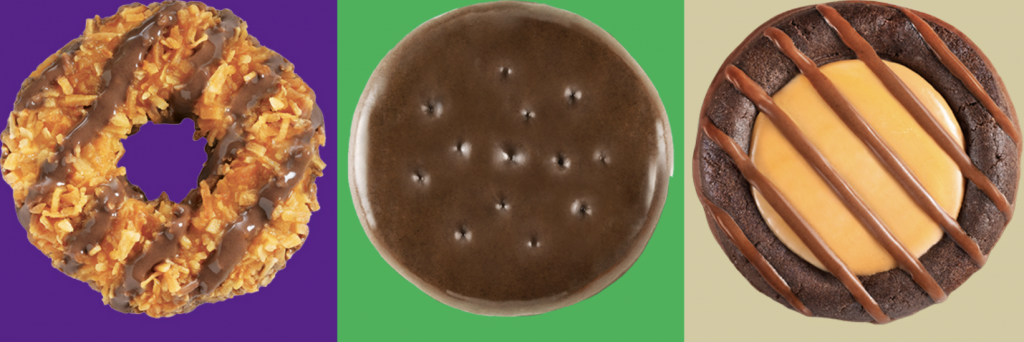 girl scout cookie makeup thin mints