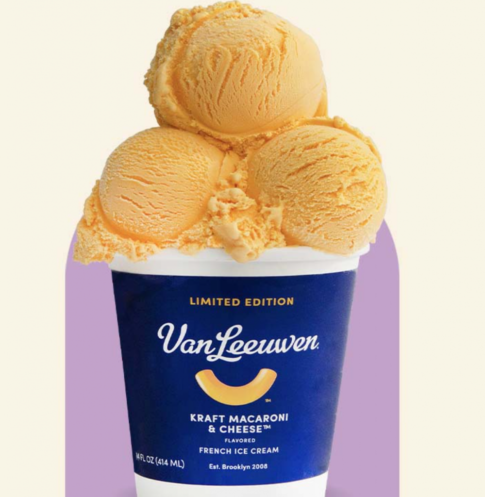 macaroni and cheese ice cream