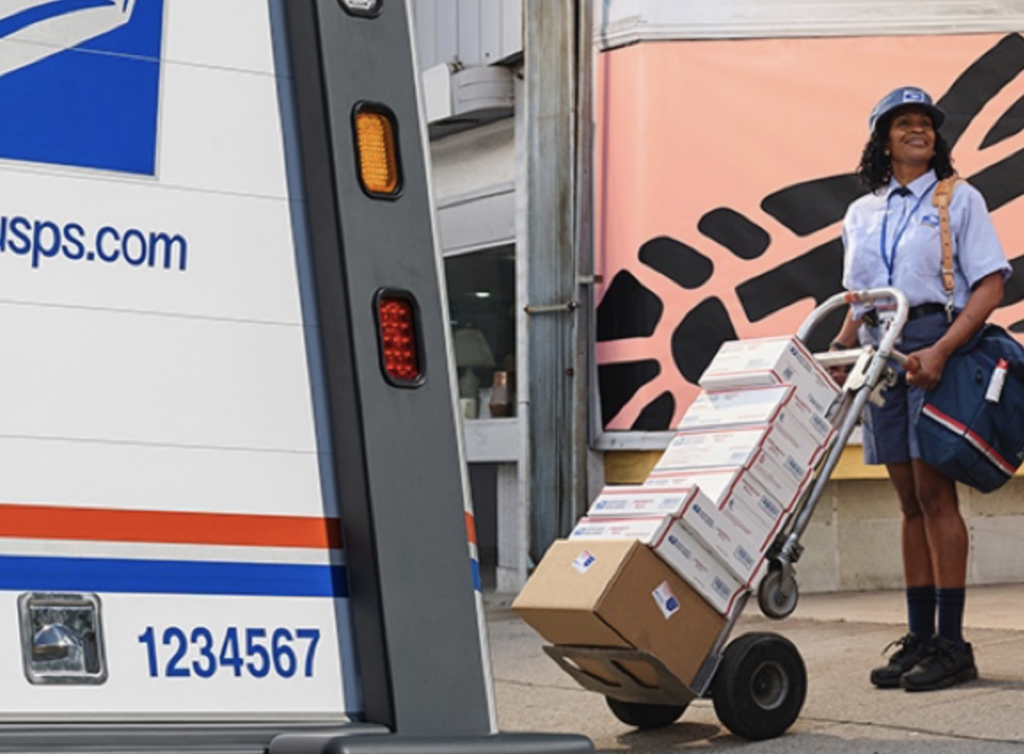 usps mail trucks