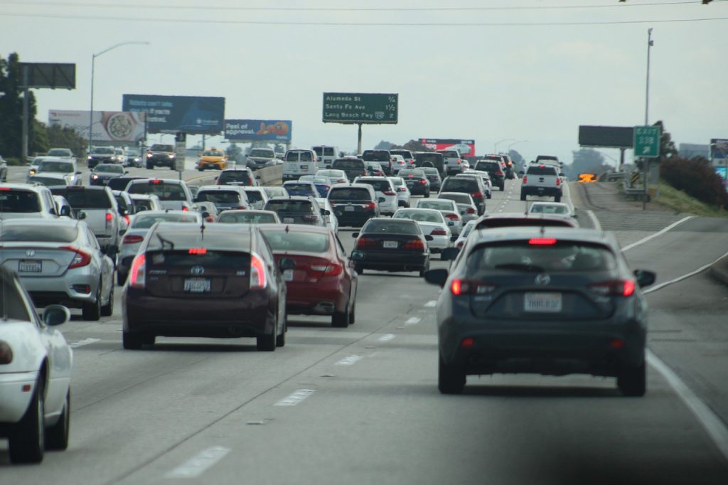 gas-powered cars commute Lyft and Uber autonomous car