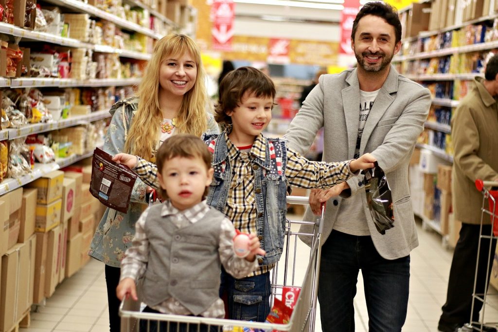 kroger albertson's self-serve grocery store bjs