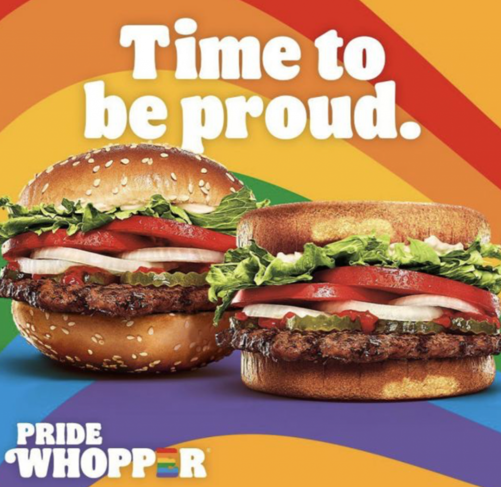 burger king pride burger