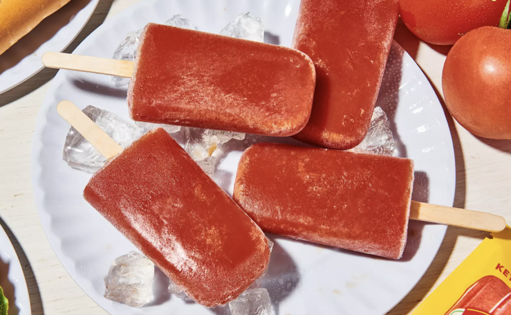 ketchup ice pops