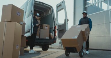 cardboard waste UPS kohl's amazon warehouses returns