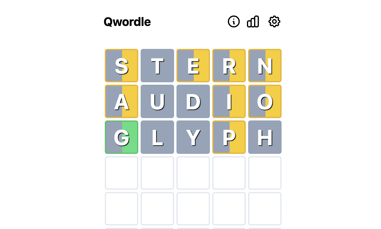 Qwordle - The Wordle Game For The Multiverse