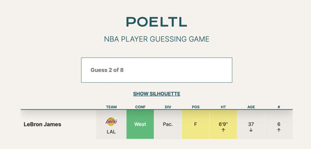 poeltl game