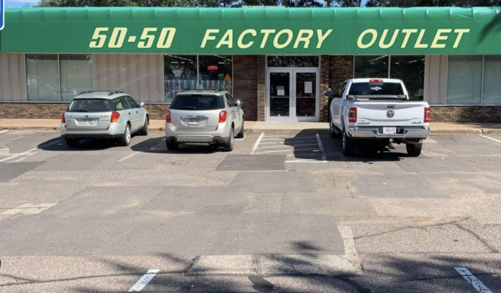 50-50 factory outlet