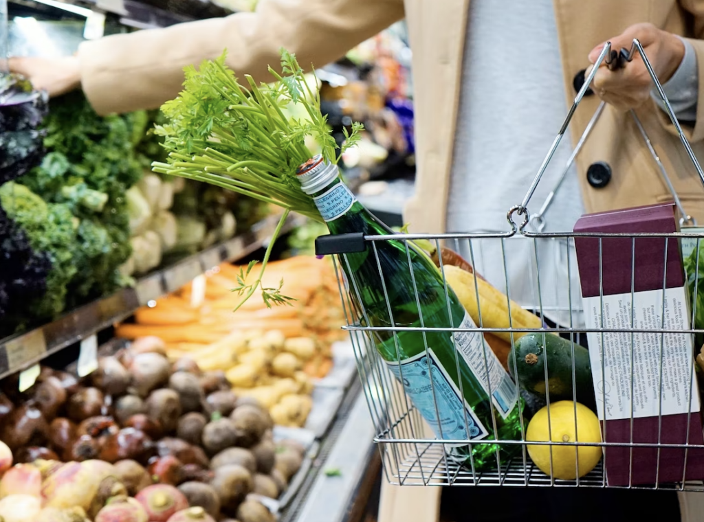 grocery store self-checkout