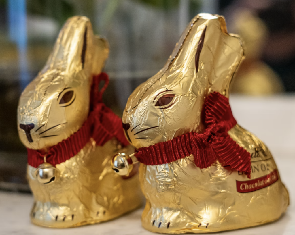 lindt chocolate bunnies