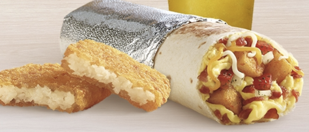 taco bell breakfast menu