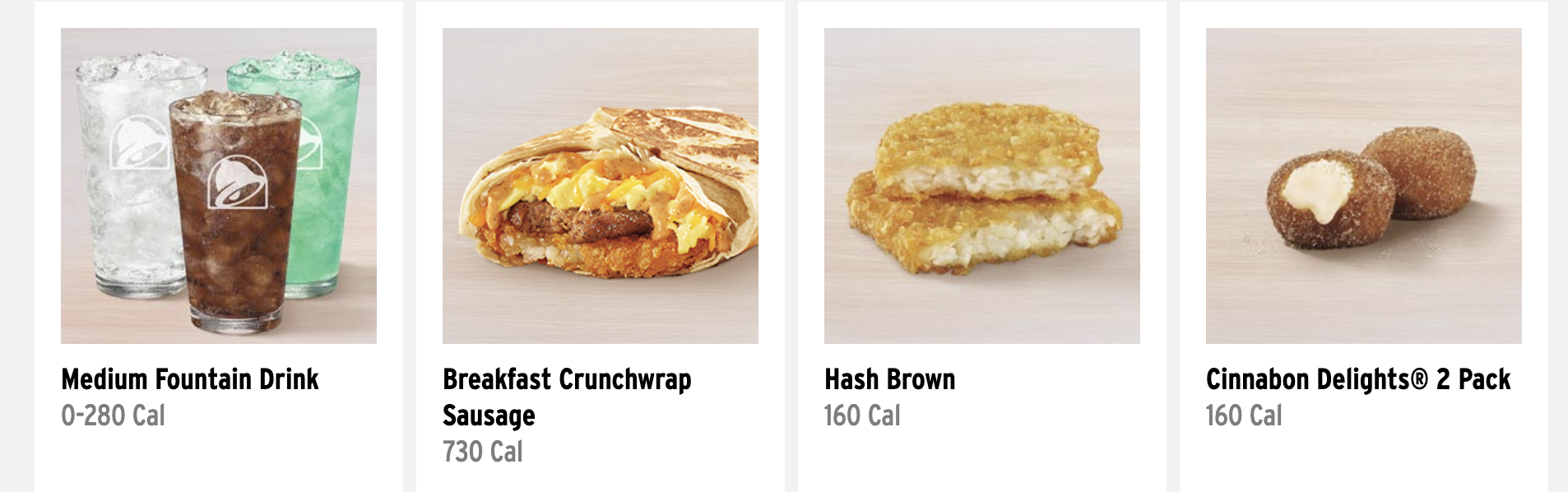 The Taco Bell Breakfast Menu What's On It Right Now