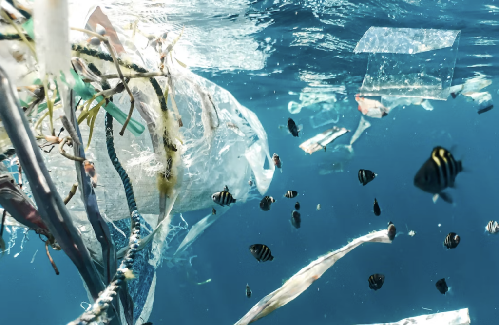 ocean garbage plastics climate change