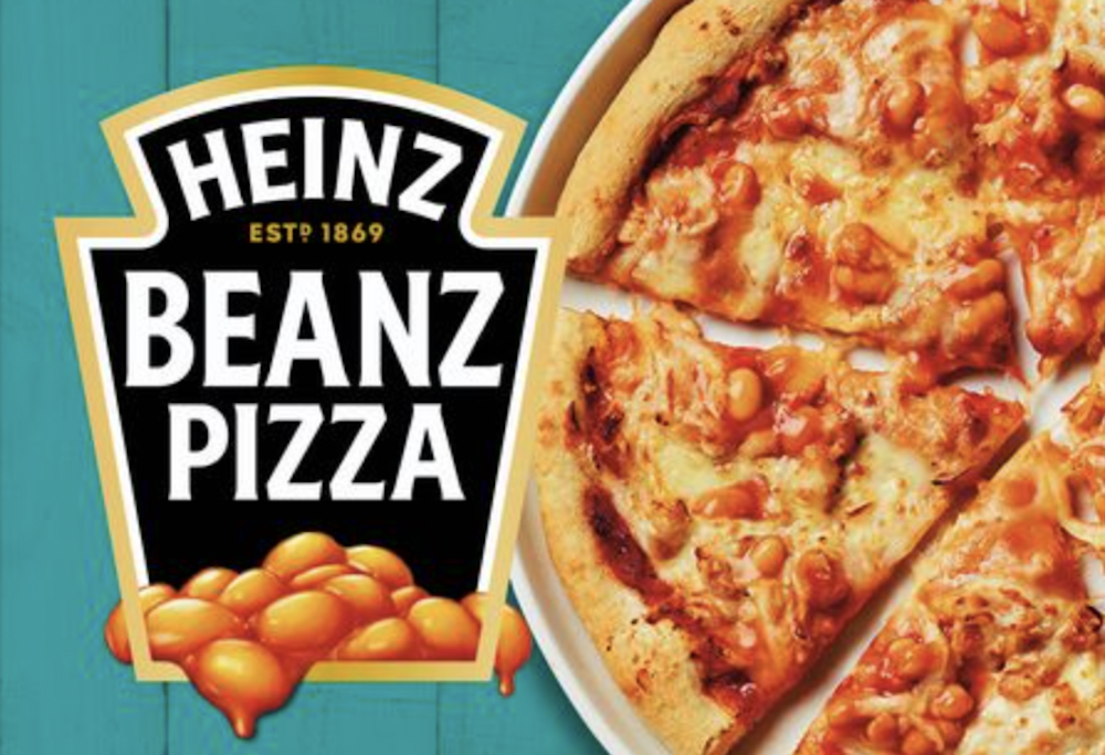 heinz baked beanz pizza