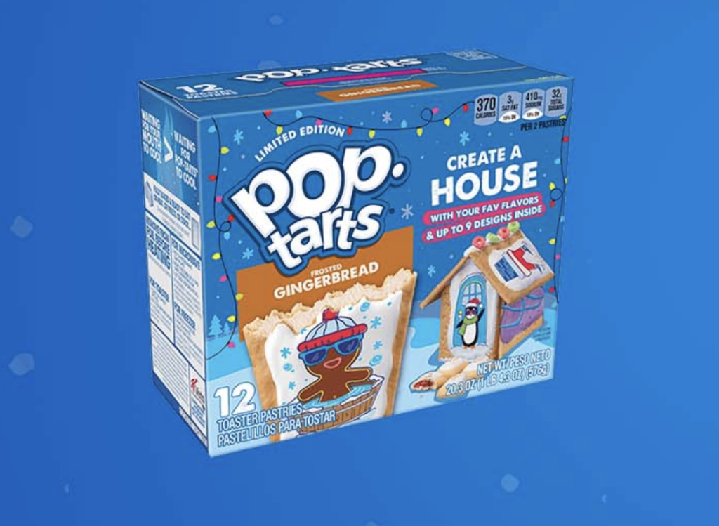 pop-tarts gingerbread house