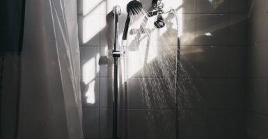 shower standing handle