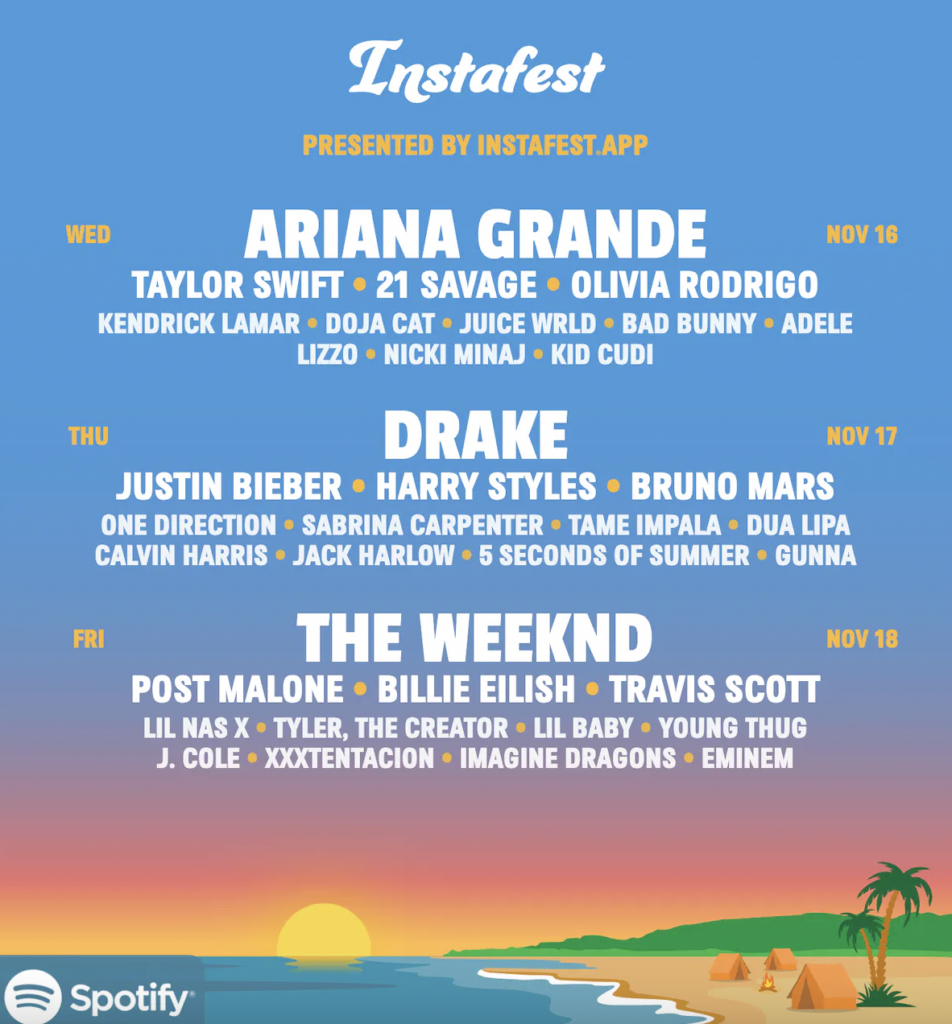 spotify instafest