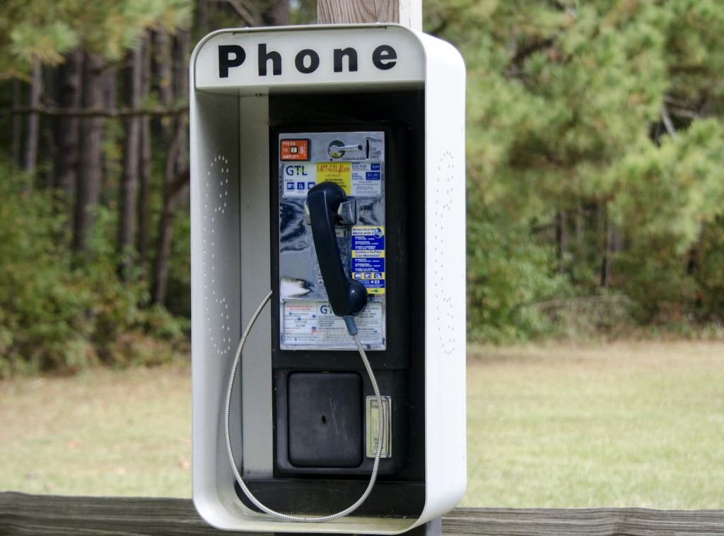 pay phones