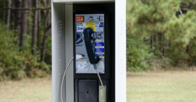 pay phones