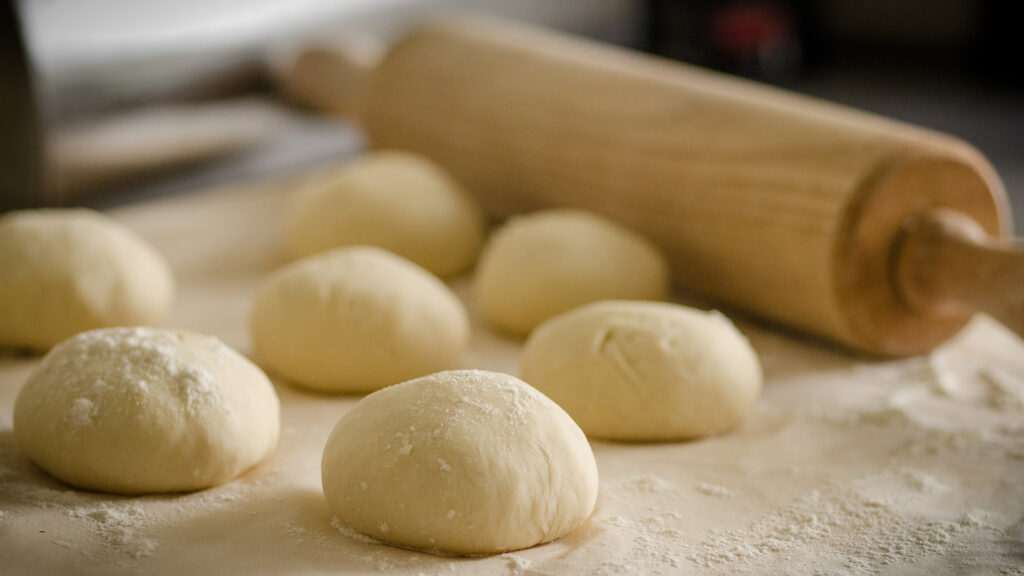 bread dough baking