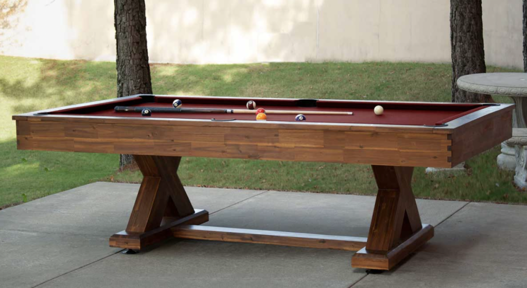 outdoor pool table