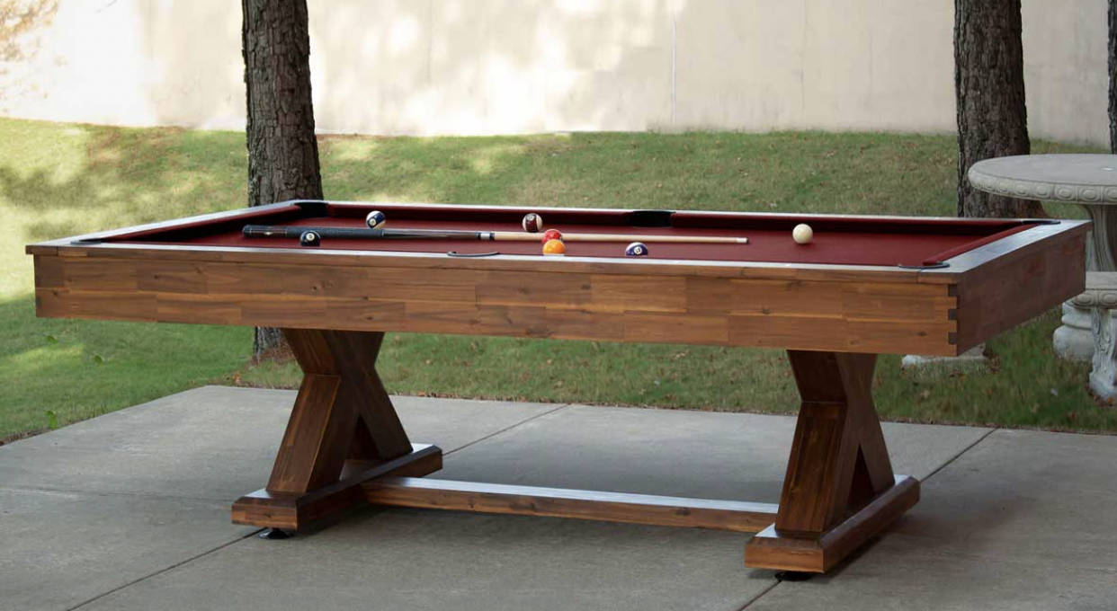 Outdoor Pool Table The Best Backyard Options