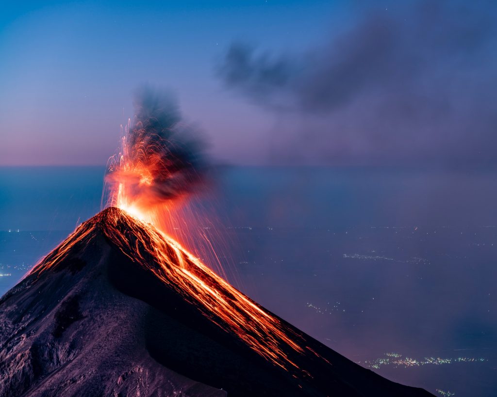 volcano eruption