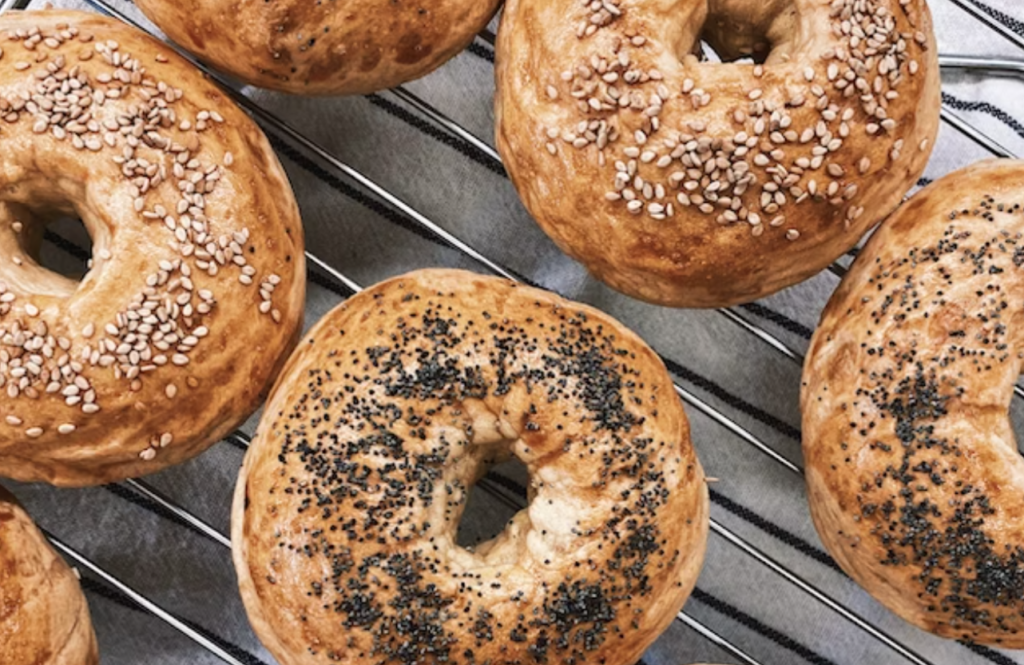 stuffed-crust bagels