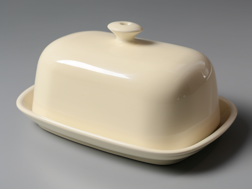 Traditional Covered Ceramic Butter Dish