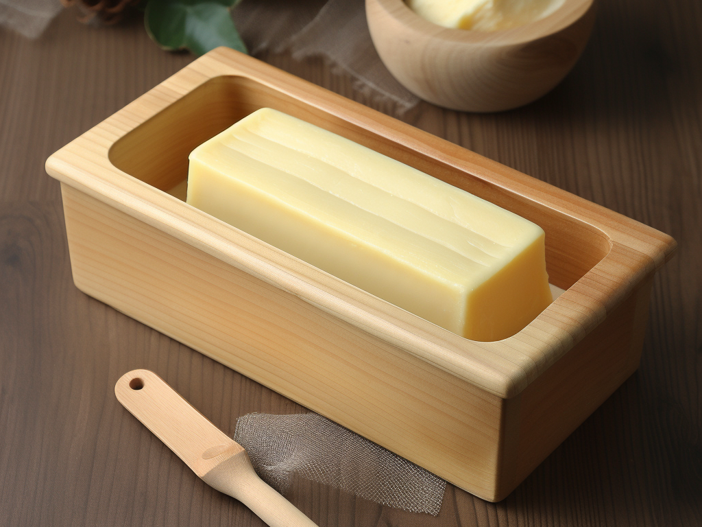 Wooden Butter Dish